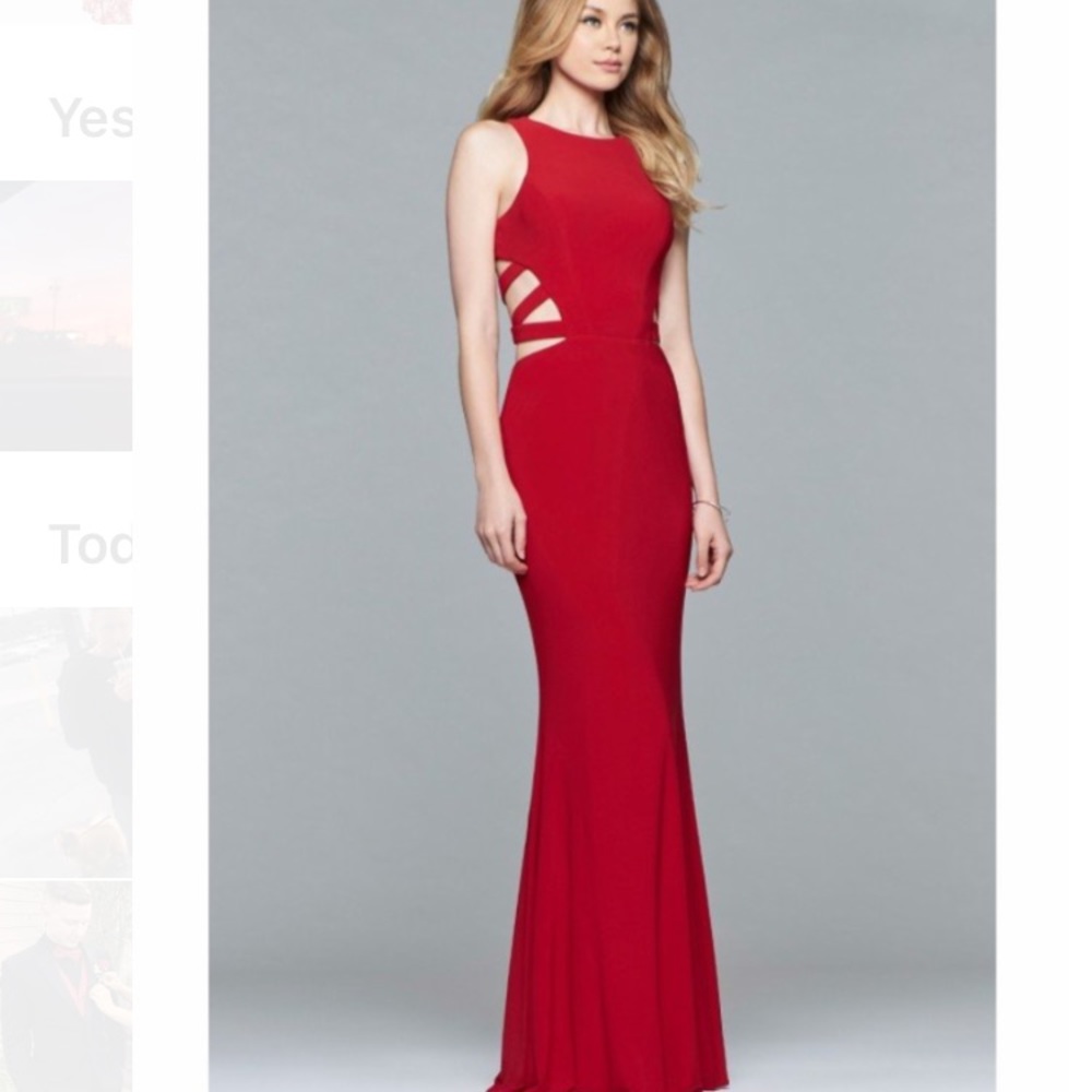 Faviana prom dress